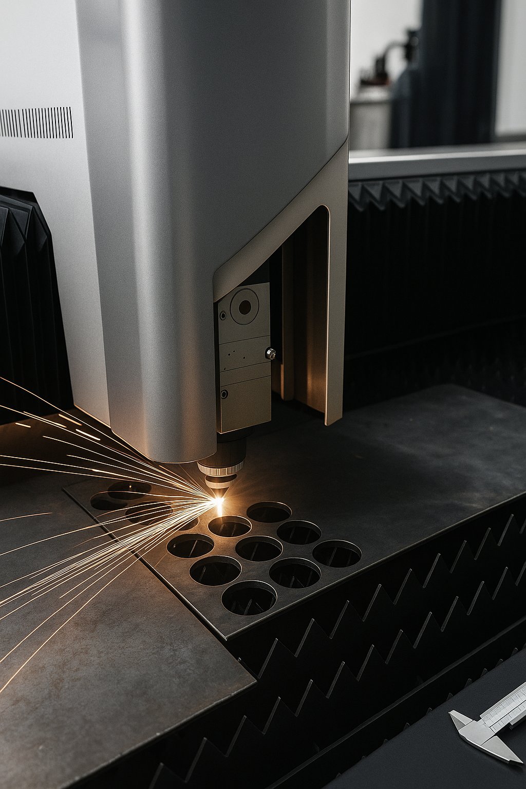 Corte a laser em chapa metálica